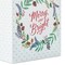 Hallmark Rustic Christmas Gift Bag Assortment (8 Bags: 3 Small 6", 3 Medium 9", 2 Large 13") Gray, White and Red, Farmhouse, Snowman, Snowflakes, Merry and Bright Wreath